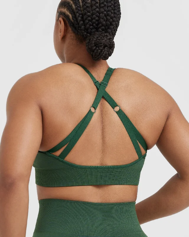 Classic Seamless 2.0 Bralette | Evergreen Marl