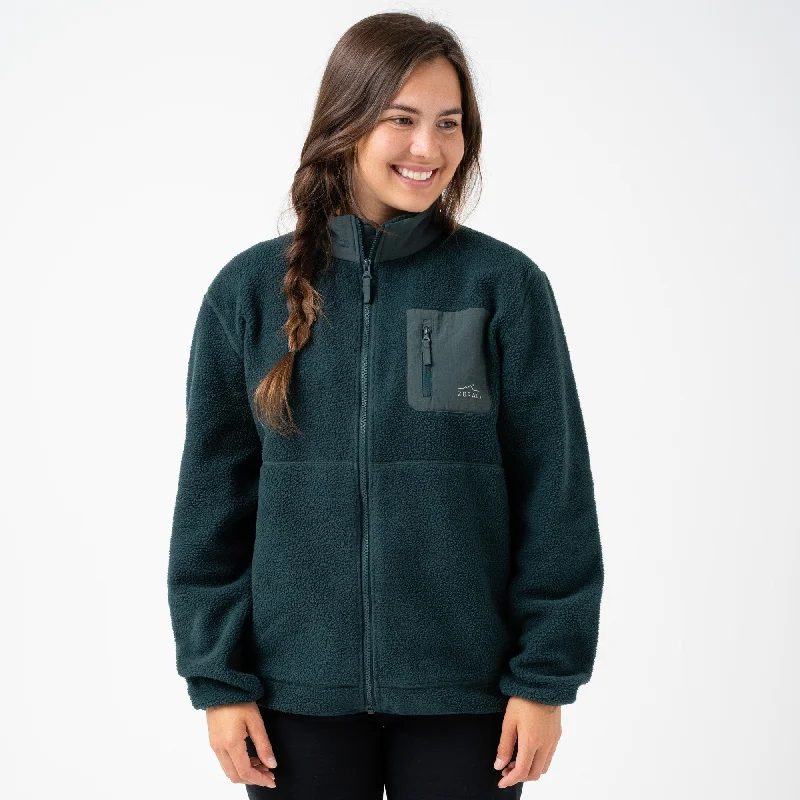 Cosy Camp Fleece Pine Green