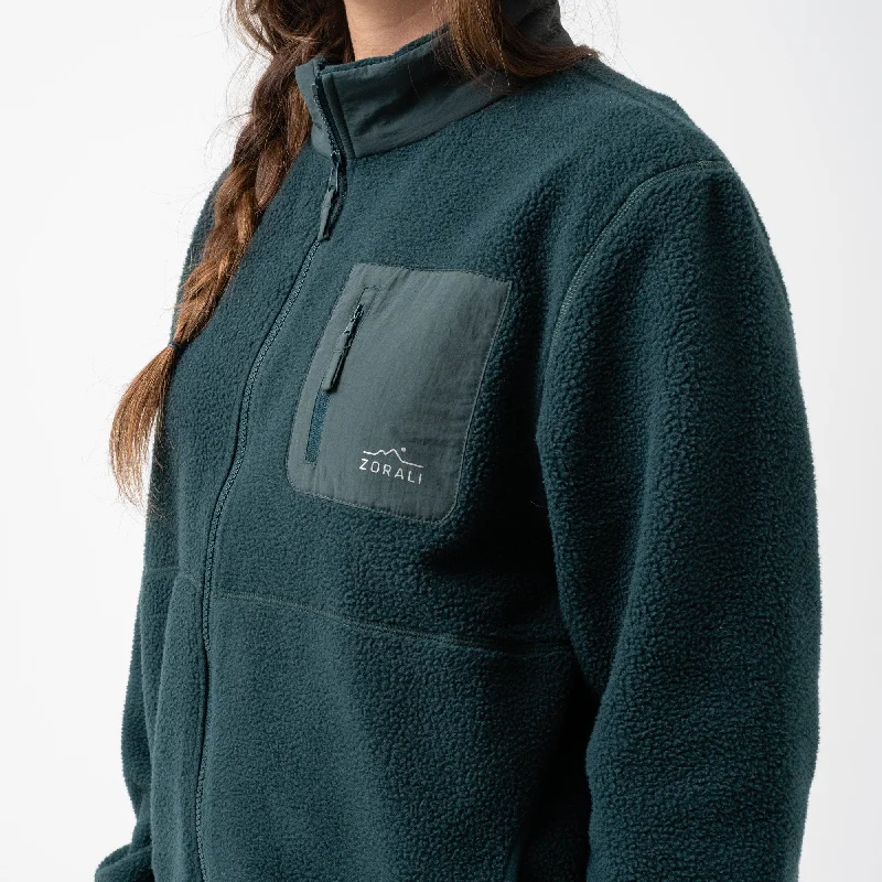 Cosy Camp Fleece Pine Green