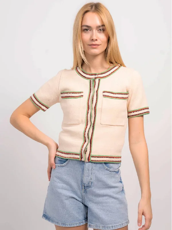 CPW July Short Sleeve Cardigan