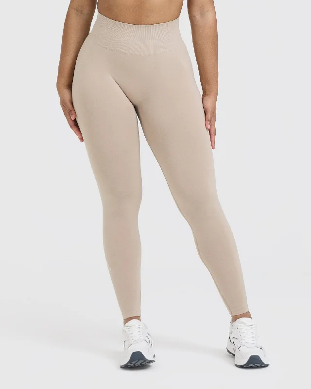 Effortless Seamless Leggings | Mushroom Brown