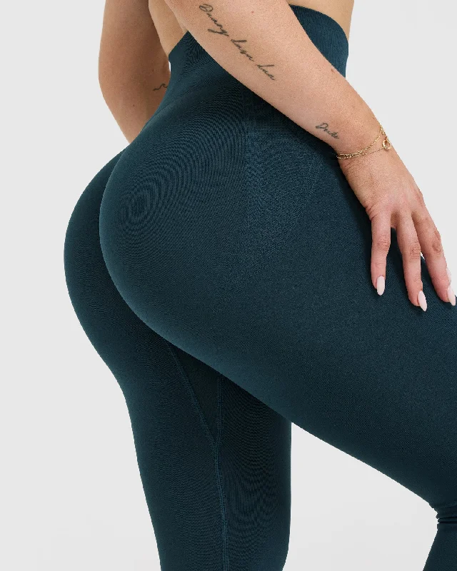 Effortless Seamless Leggings | Oil Blue