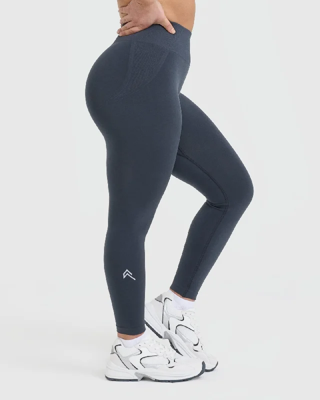 Effortless Seamless Leggings | True Blue