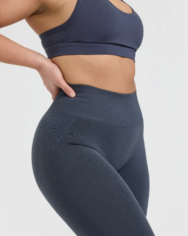 Effortless Seamless Leggings | True Blue