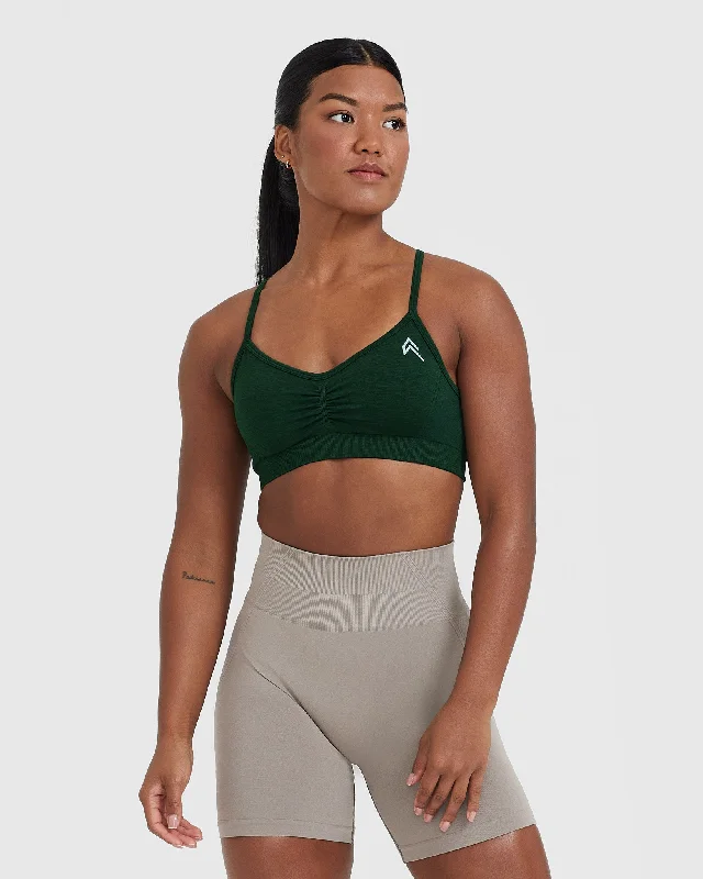 Effortless Strappy Bralette | Evergreen