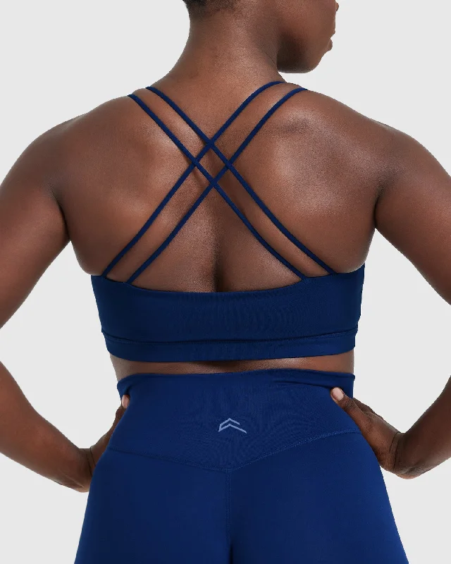 Everyday Cross Over Bralette | Midnight