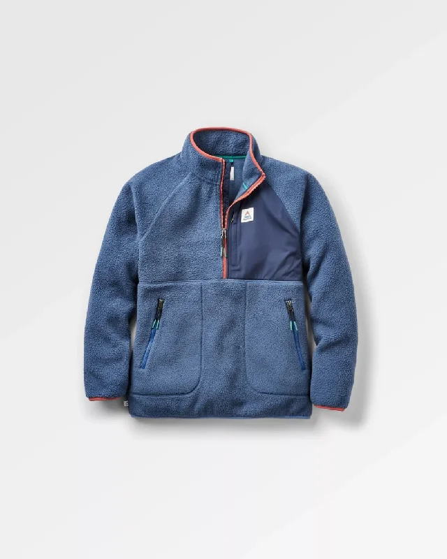 Home 2.0 Recycled Sherpa Fleece - Dark Denim