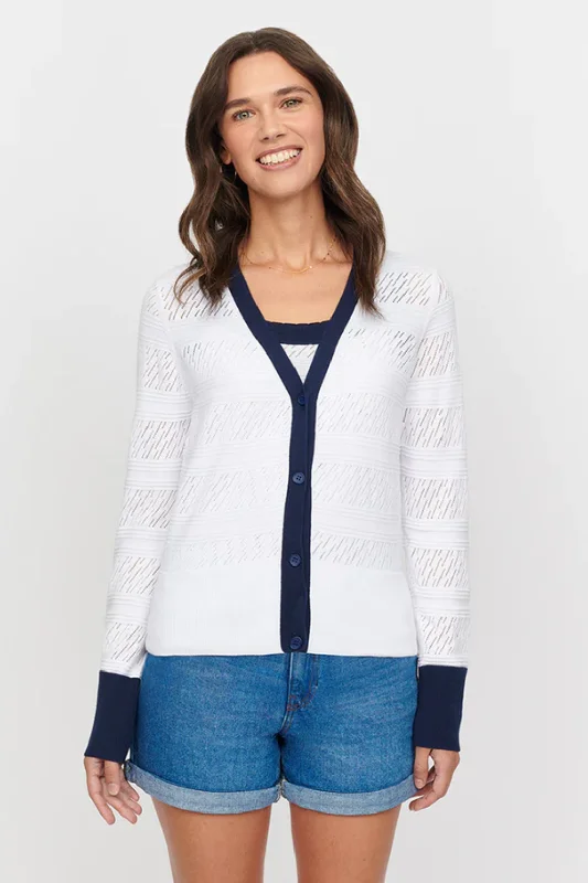 Isla ELODIE POINTELLE VEE CARDIGAN