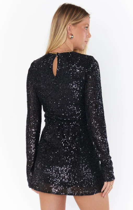 Last Call Top ~ Midnight Glitz Sequins