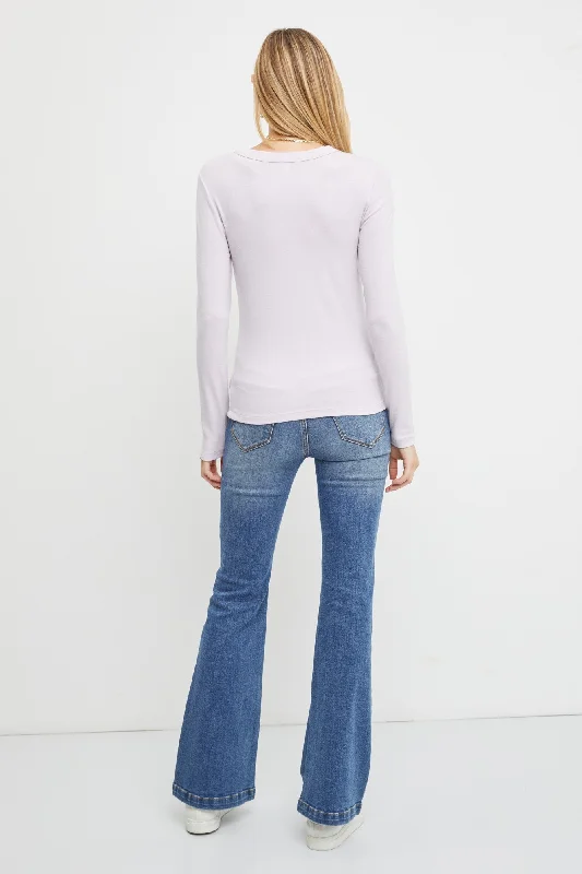 Lavender Long Sleeve Top