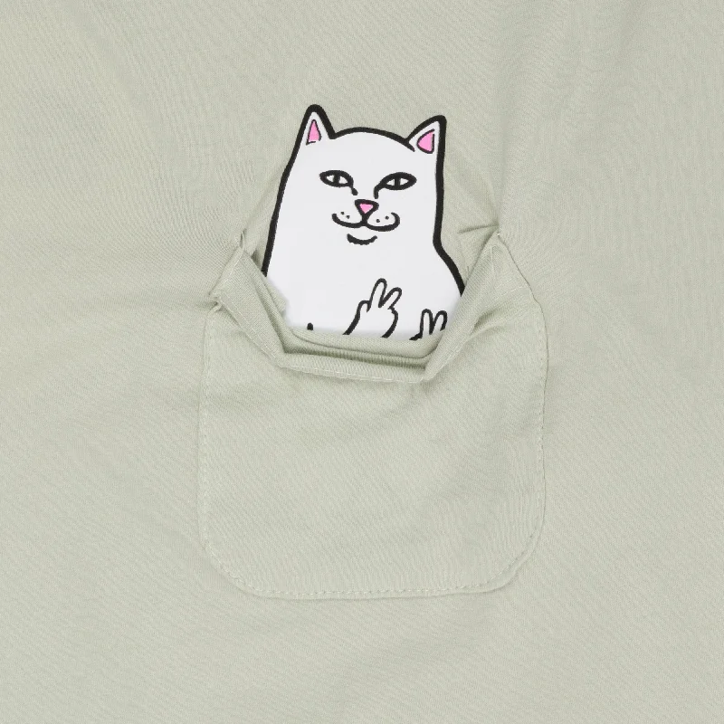 Lord Nermal Peace Cropped Pocket Tee (Sage)