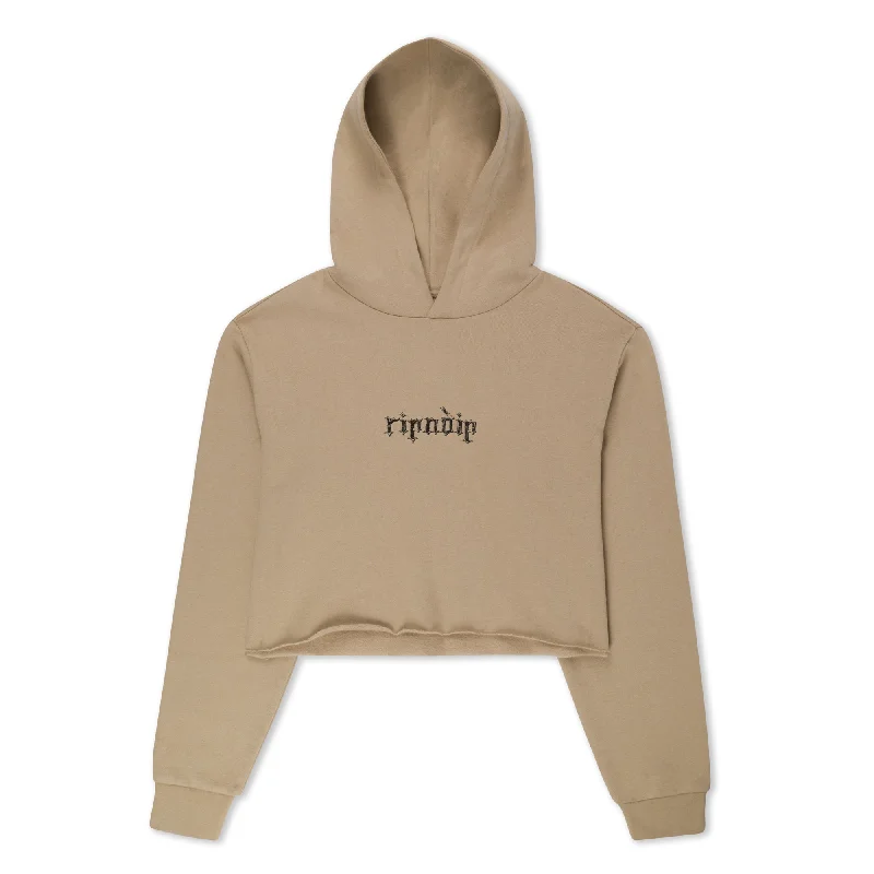 Los Feliz Cropped Hoodie (Sand)