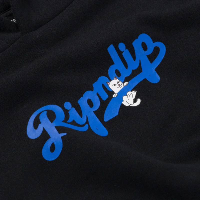 Los Ripndip Cropped Hoodie (Black)