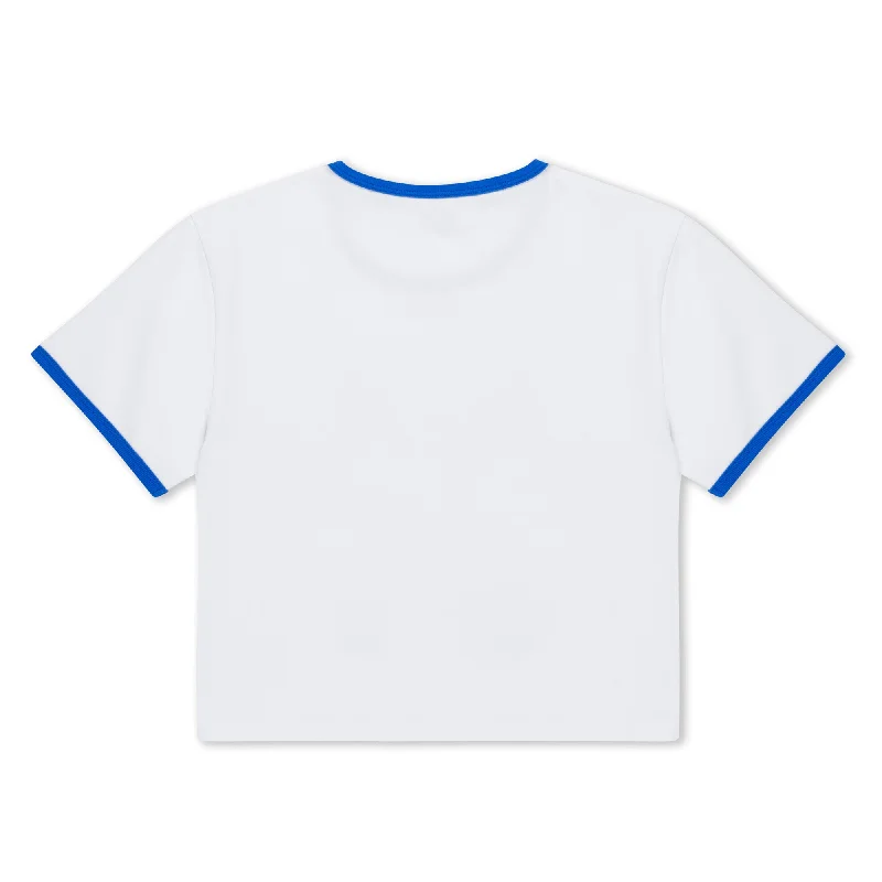 Los Ripndip Cropped Ringer Tee (White)