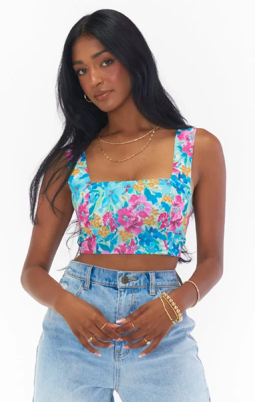 Myrna Crop Top ~ Garden Girls