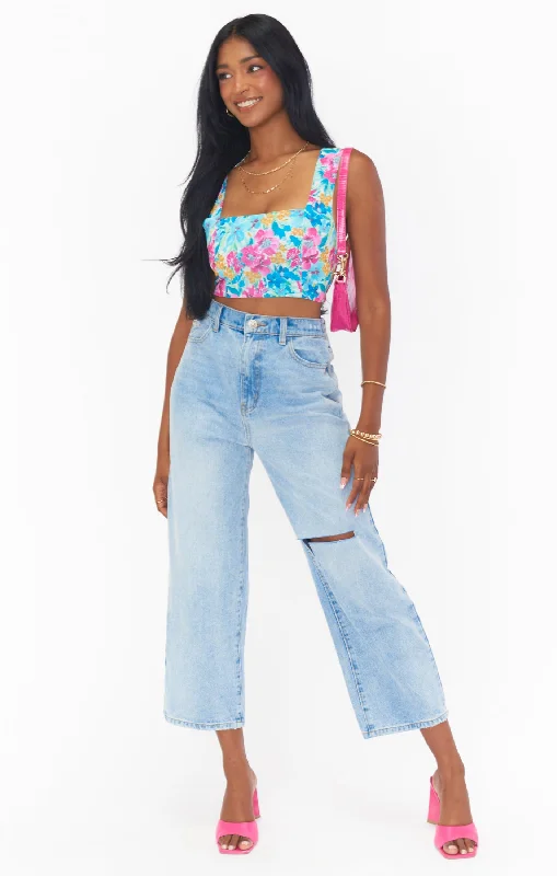 Myrna Crop Top ~ Garden Girls