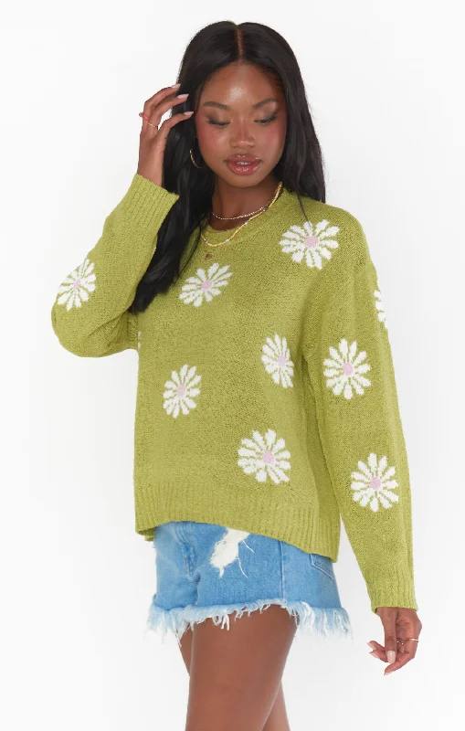 Seasons Change Sweater ~ Flower Power Knit