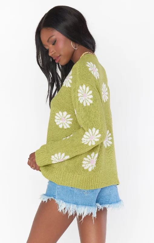 Seasons Change Sweater ~ Flower Power Knit