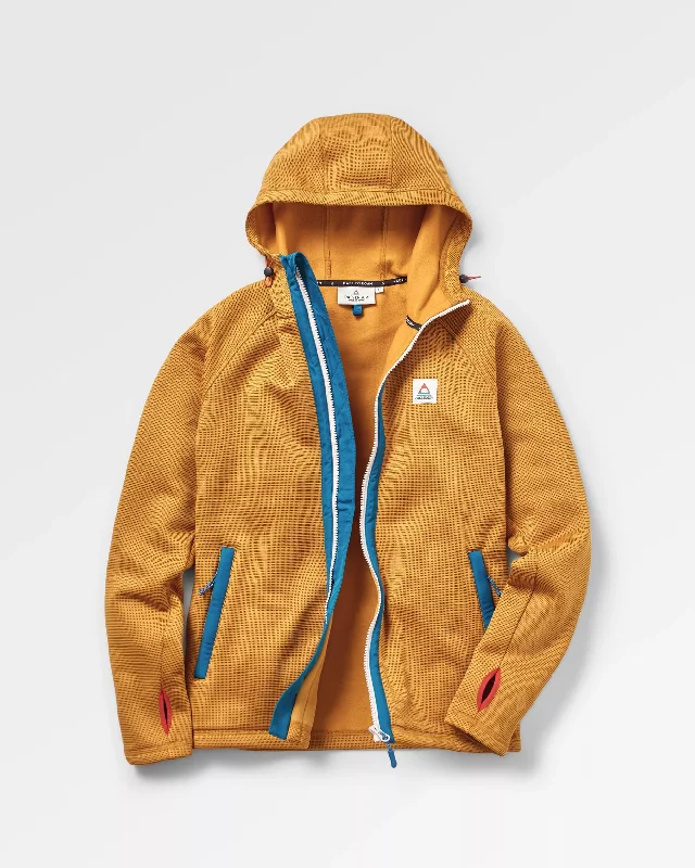 Slope Hooded Recycled Fleece - Dusty Ochre