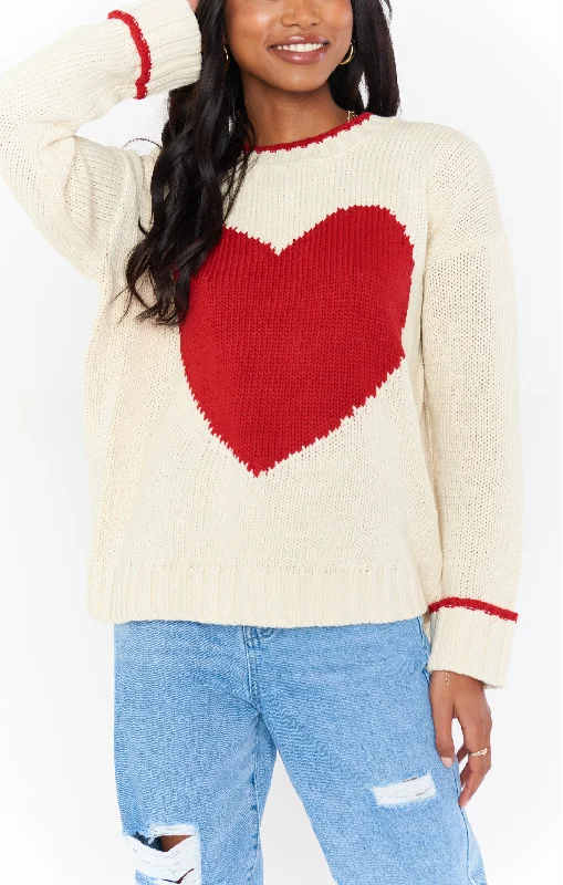 Sweetheart Sweater ~ Heart Knit