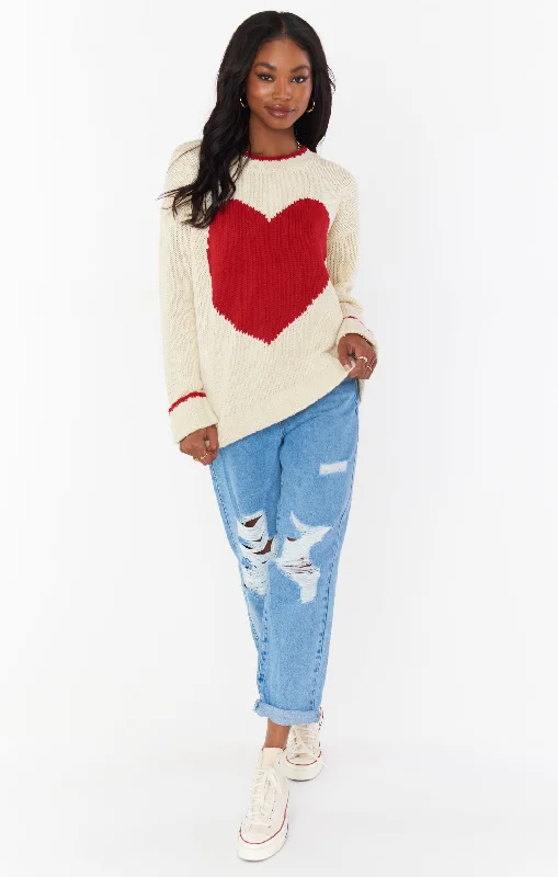 Sweetheart Sweater ~ Heart Knit