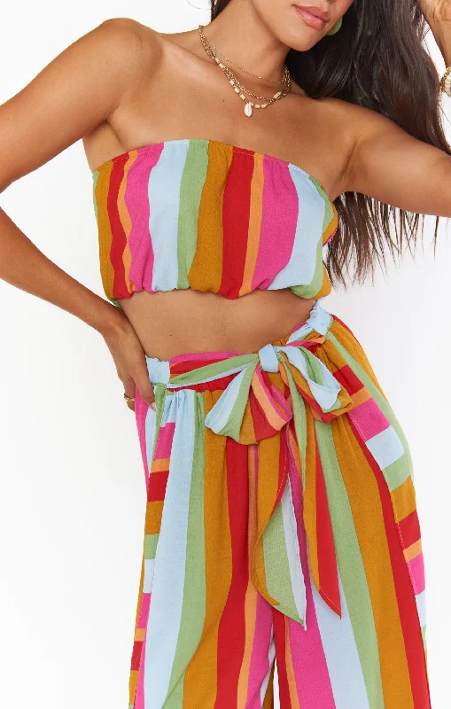 Teeny Tube Top ~ Getaway Stripe