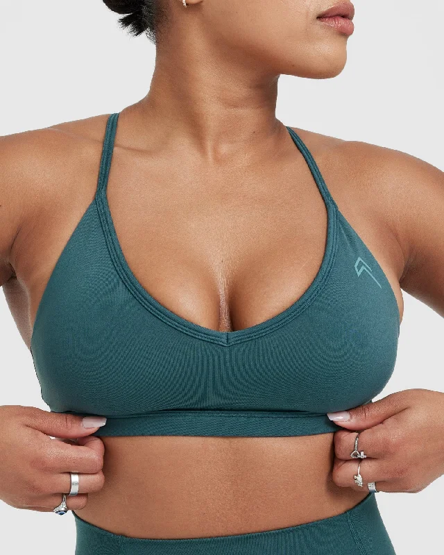 Timeless Strappy Bralette | Marine Teal