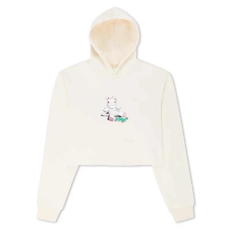 Travis Cropped Hoodie (Natural)