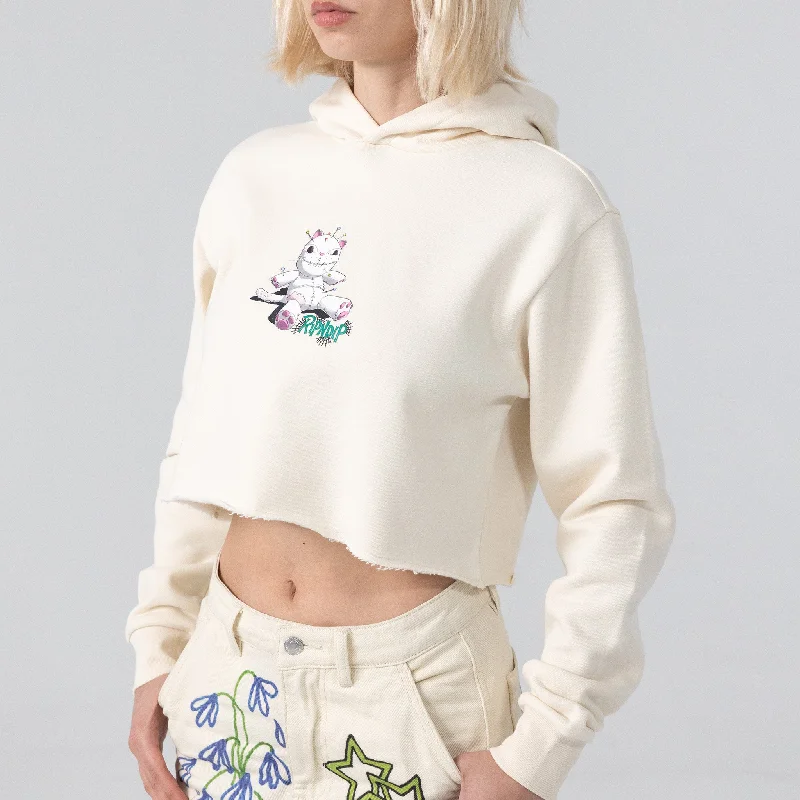 Travis Cropped Hoodie (Natural)