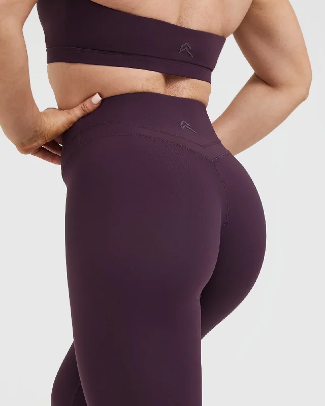 Unified High Waisted Leggings | Blackberry Purple