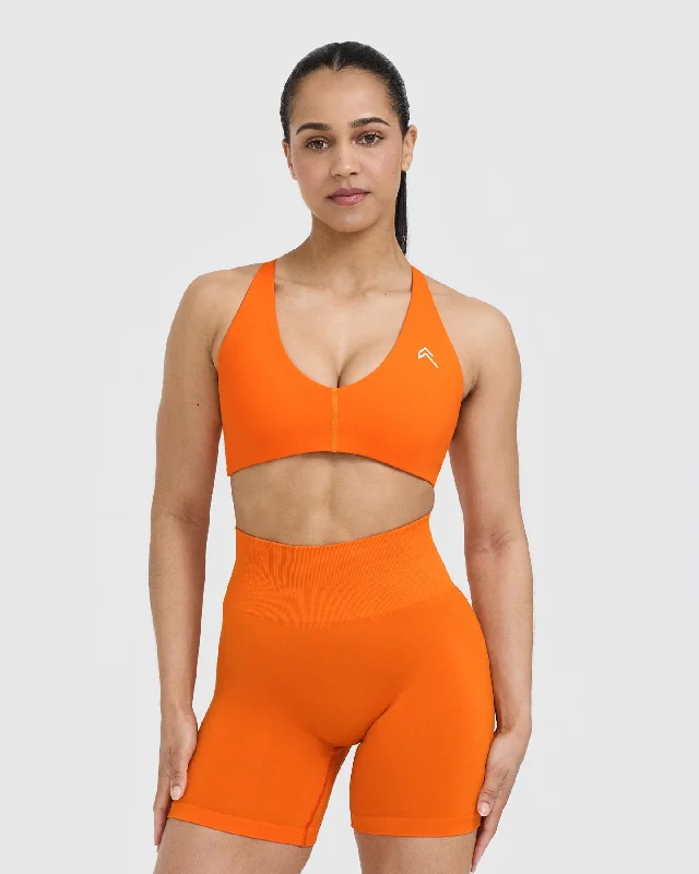 Unified Micro Bralette | Flame Orange