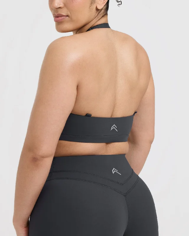 Unified Twist Sports Bra | Coal