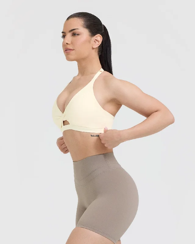 Unified Twist Sports Bra | Off White