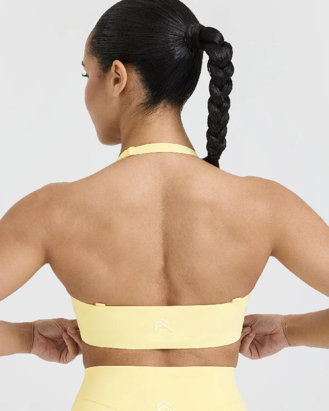 Unified Twist Sports Bra | Sherbert Yellow