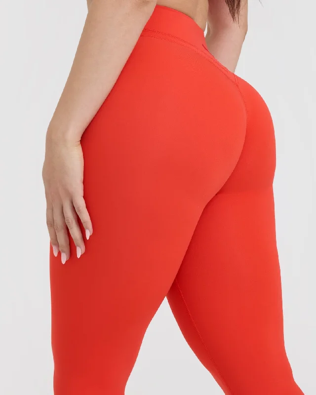 Unified Wrap Leggings | Charged Orange