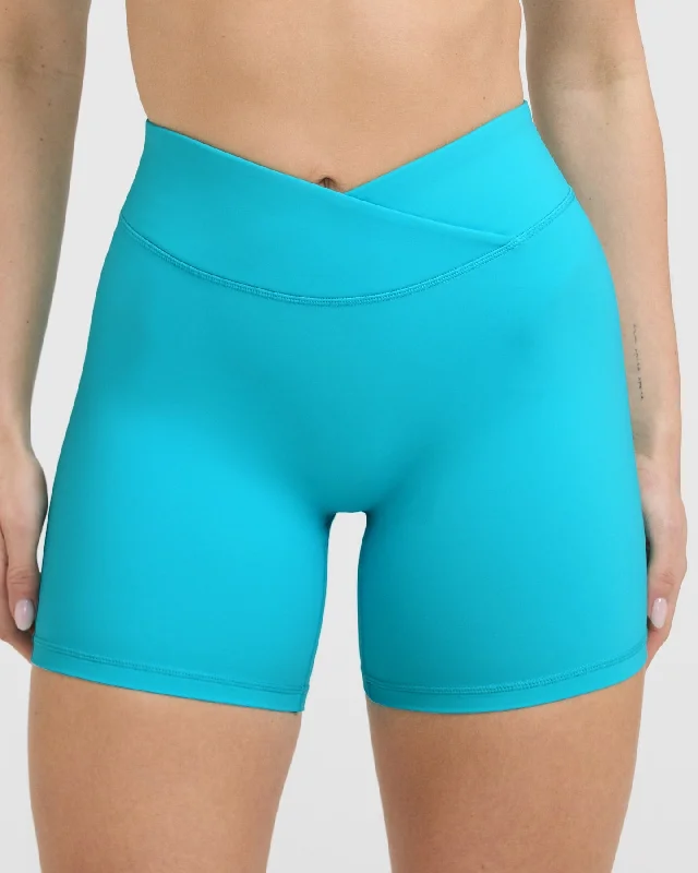 Unified Wrap Shorts | Aqua Blue