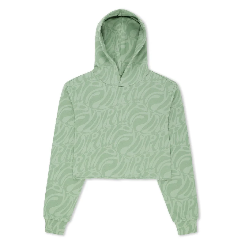 Wilshire Cropped Hoodie (Pine)