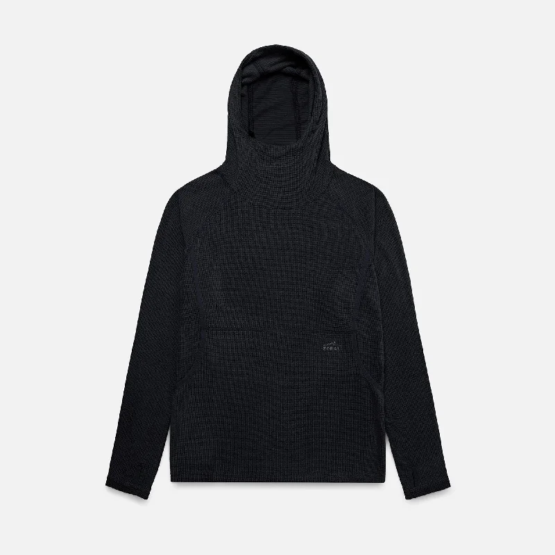 Womens Air-Grid Fleece Charcoal