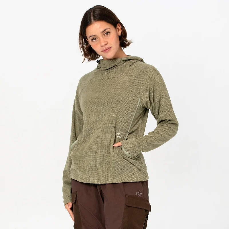 Womens Air-Grid Fleece Saltbush