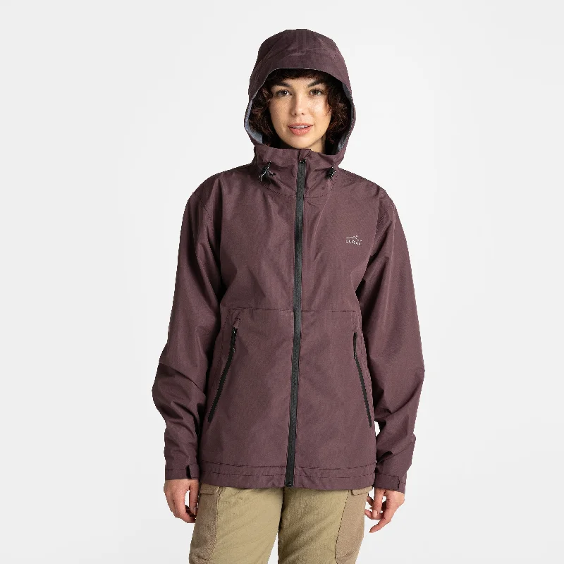 Horizon 3L Rain Jacket Berry