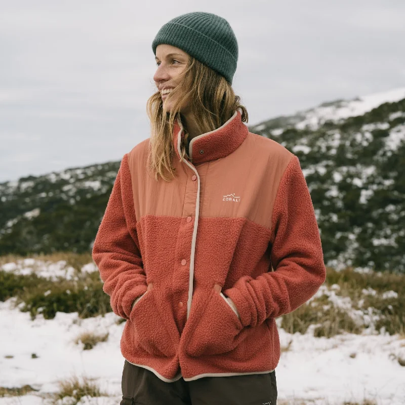 Womens Trail Fleece Redwood