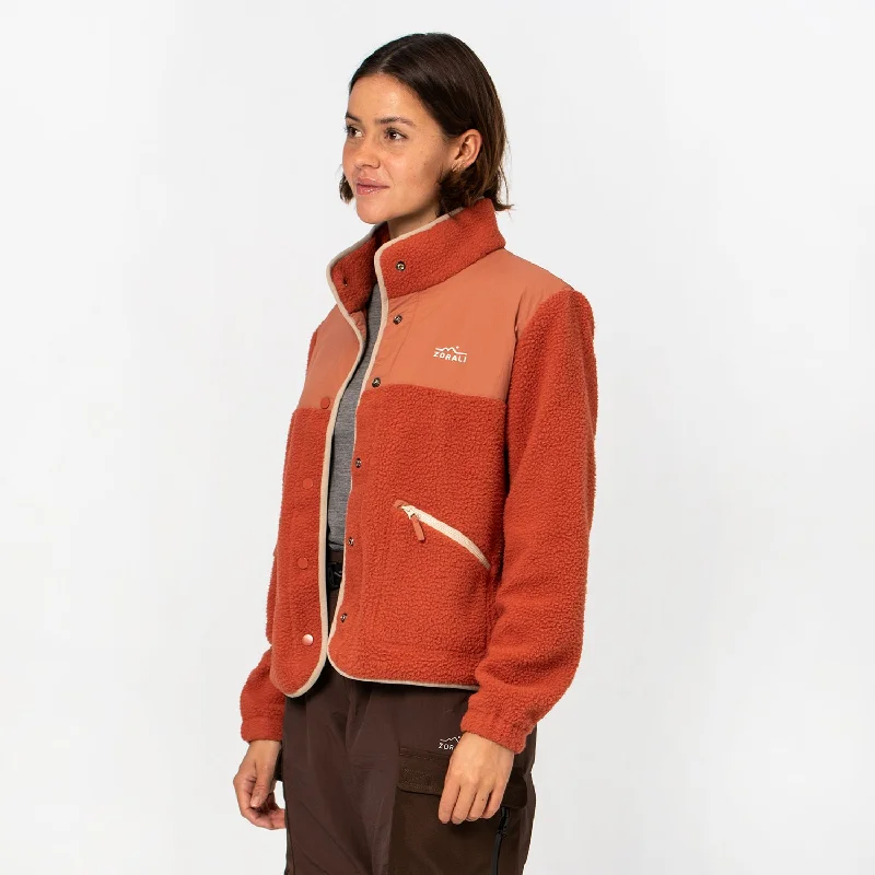 Womens Trail Fleece Redwood