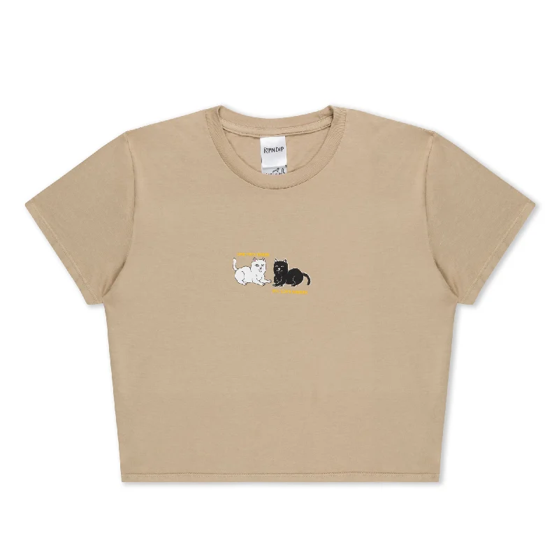 You Love Me Baby Tee (Almond)