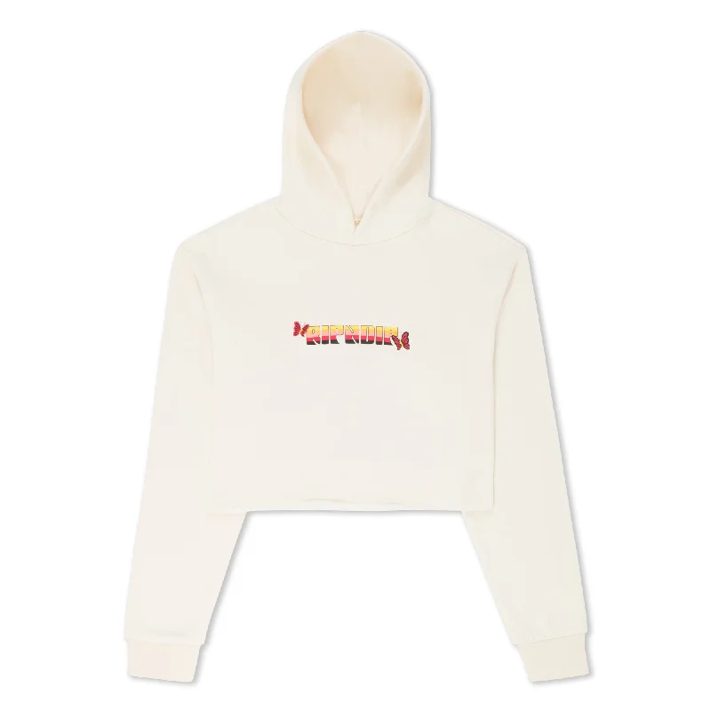 You Love Me Cropped Hoodie (Natural)